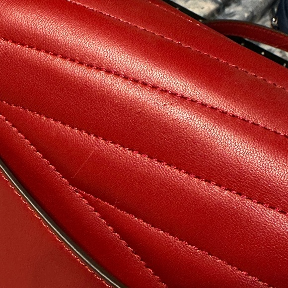 Tory Burch Kira Chevron Quilted Leather Top Handle Satchel - Picture 8 of 8